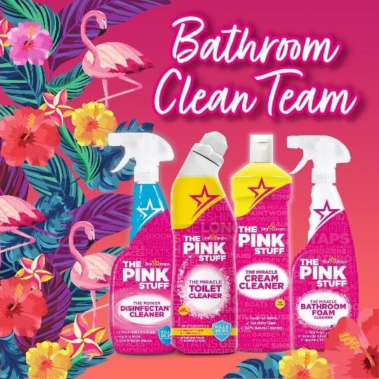 The Miracle Bathroom Foam Cleaner by THE PINK STUFF 